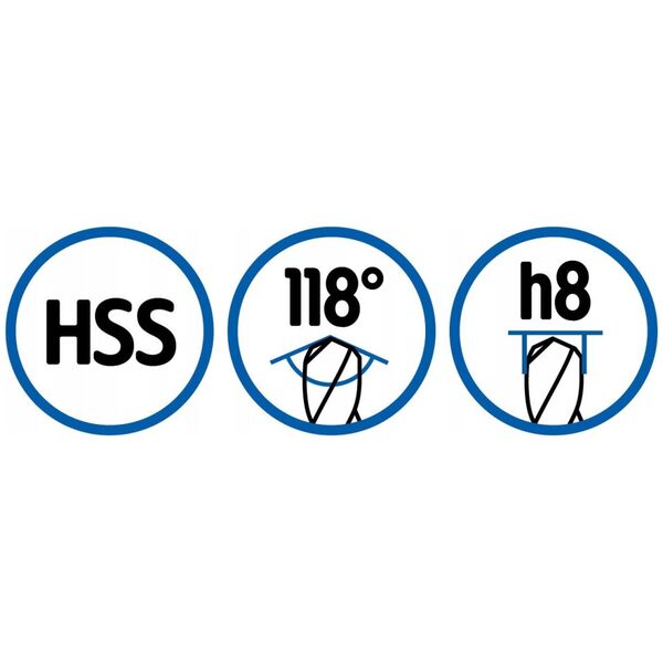 Wiertło 9,4 NWKc DIN 345 RN walc 162-81 HSS pas chwyt MK1