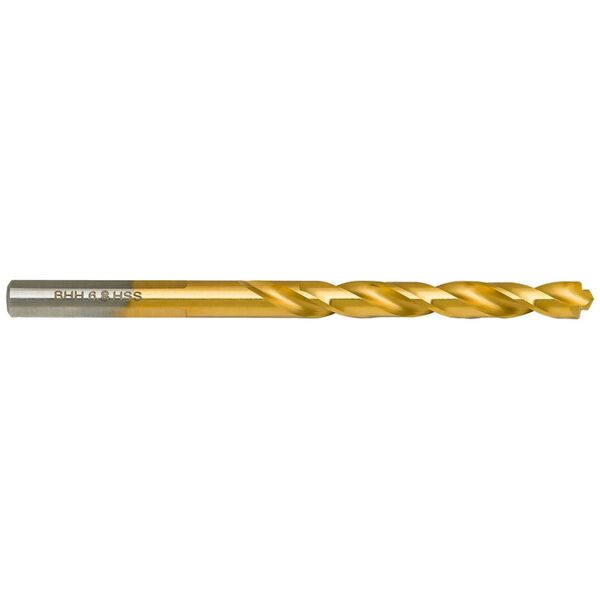 Wiertło do metalu Baildon DIN 338 RN 6,8 mm, HSS TiN (S), 109-69 mm (chwyt 3-płaszczyznowy)