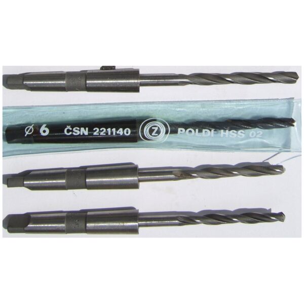 Wiertło do metalu Baildon DIN 345 RN NWKc 6,8 mm, HSS (S), 150-69 mm (chwyt MK1)