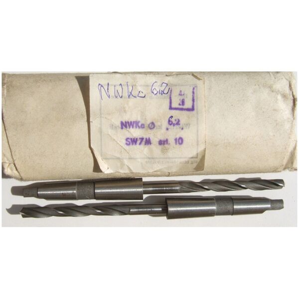 Wiertło do metalu Baildon DIN 345 RN NWKc 6,8 mm, HSS (S), 150-69 mm (chwyt MK1)