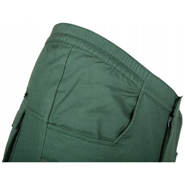 Spodnie robocze OUTDOOR, typu jogger, zielone, rozmiar XS