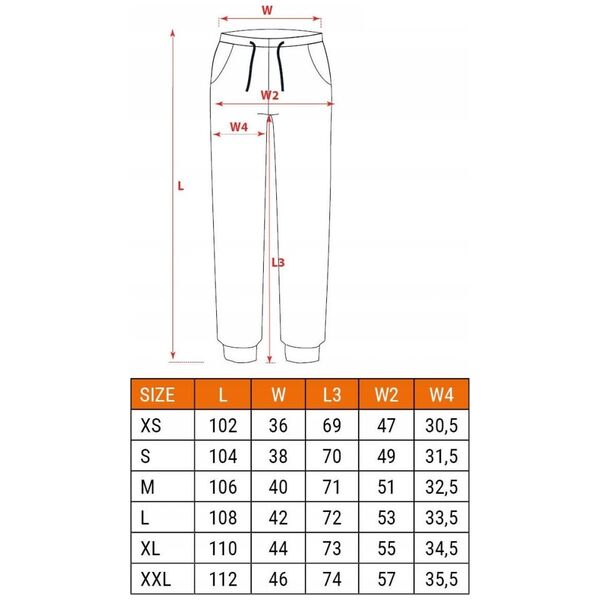 Spodnie robocze OUTDOOR, typu jogger, zielone, rozmiar XS