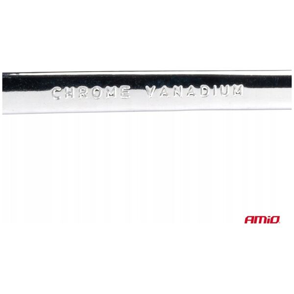 Klucze płaskie oczkowe zestaw kluczy oczkowych 6-22 mm 12 szt. amio-04194