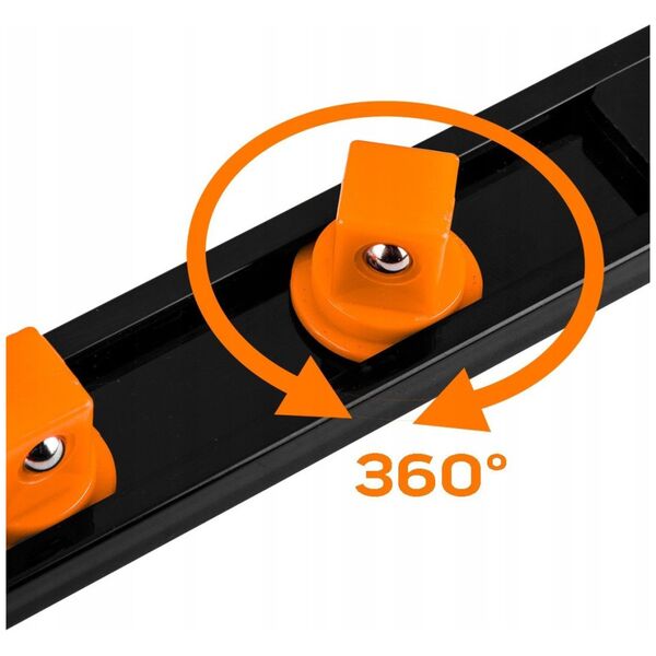 Uchwyty na nasadki 1/4", 3/8", 1/2" - zestaw 6 szt.