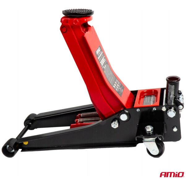 Podnośnik hydrauliczny niskoprofilowy lewarek typu żaba 3t 3000kg ce 75/510mm amio-04215