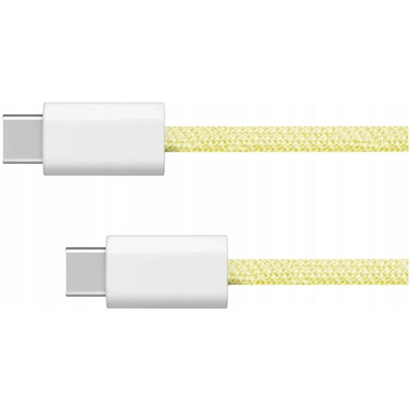 Kabel USB typu C - USB typu C 60 W 1 m żółty Kruger&amp|Matz Basic