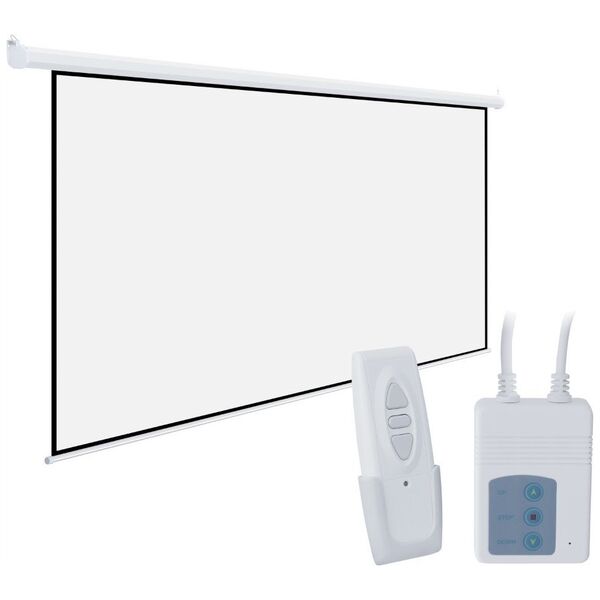 Ekran do projektora Art ART ELECTRIC SCREEN 92inch 114x203cm with remote control EA-92 16:9