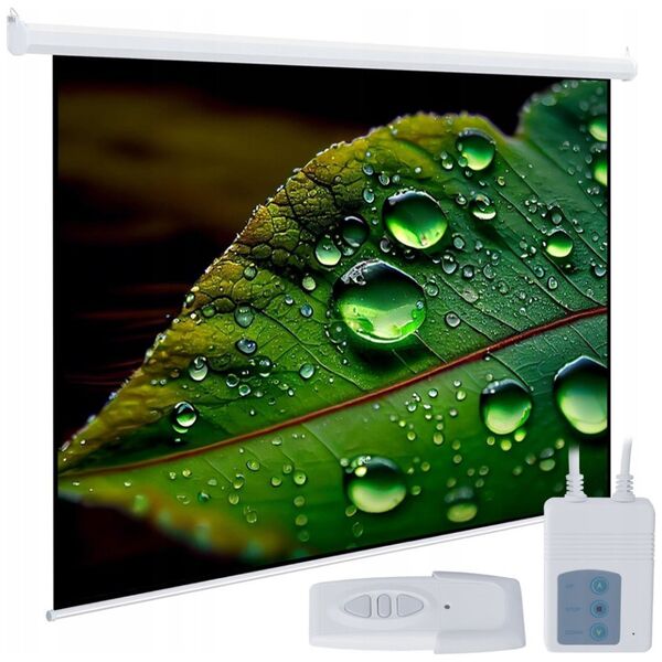 Ekran do projektora Art ART ELECTRIC SCREEN 92inch 114x203cm with remote control EA-92 16:9
