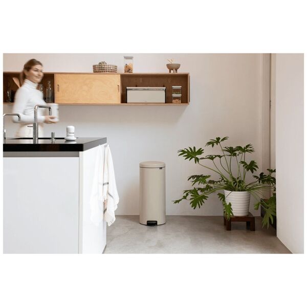 Kosz na śmieci Brabantia Kosz pedałowy New Icon 30l Soft Beige 149962