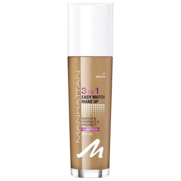 Manhattan Manhattan, Easy Match 3 In 1, Liquid Foundation, 41, Mocha, SPF 20, 30 ml για γυναίκες 13462233 3614227721968