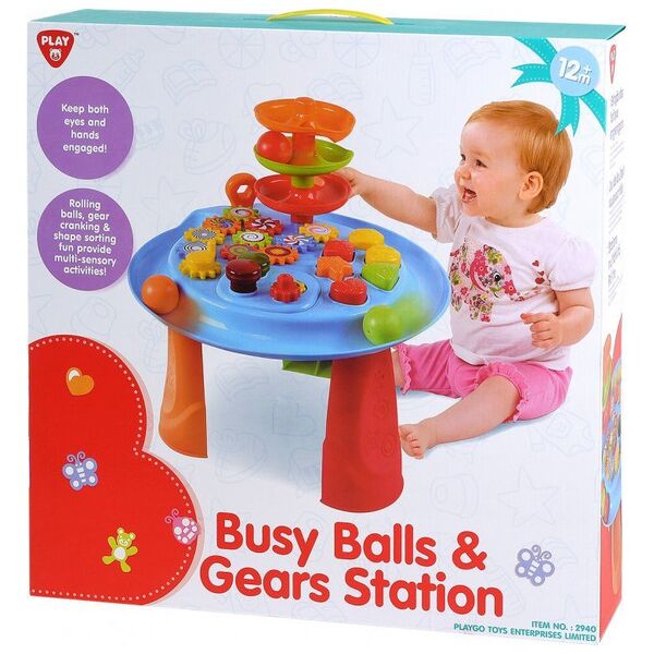 Playgo PLAYGO INFANT & TODDLER BUSY BALLS & GEARS STATION, 2940 13868106 4892401029409