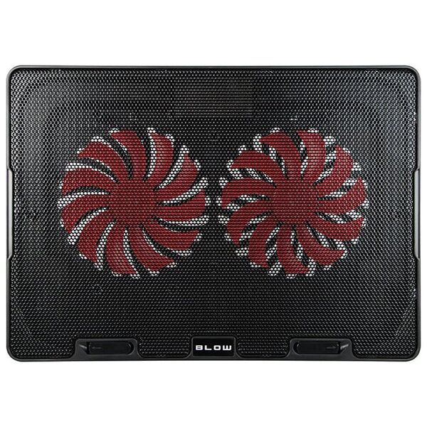 Blow 66-368# Podstawka chłodząca laptop 2 fan samba red