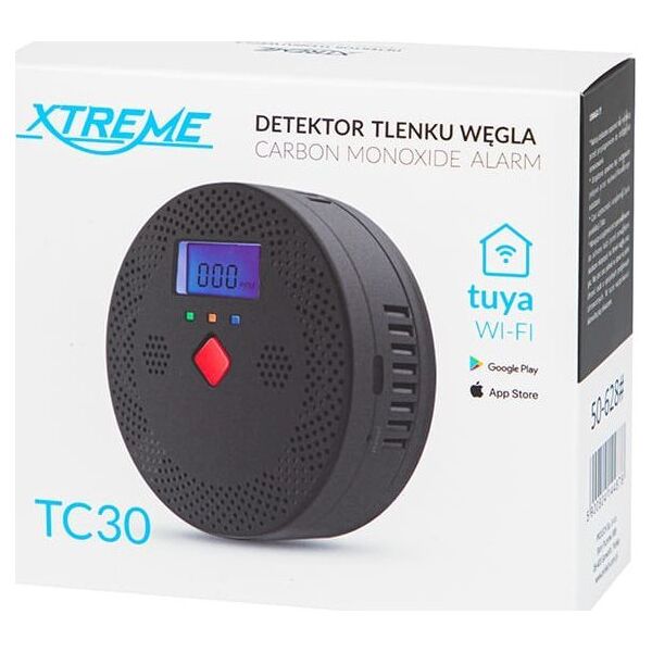 50-628# Detektor czujnik czadu tc30 2xaa wifi tuya
