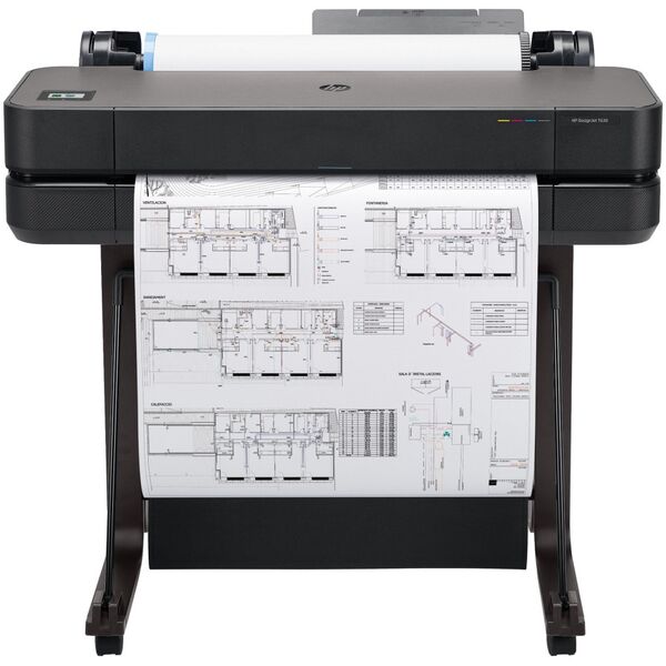 HP DesignJet T630 24inch LFP 2025 Colour Ink-Jet A1 ANSI D Roll 61cm 2400x1200dpi 0.5 min/page USB LAN Wi-Fi