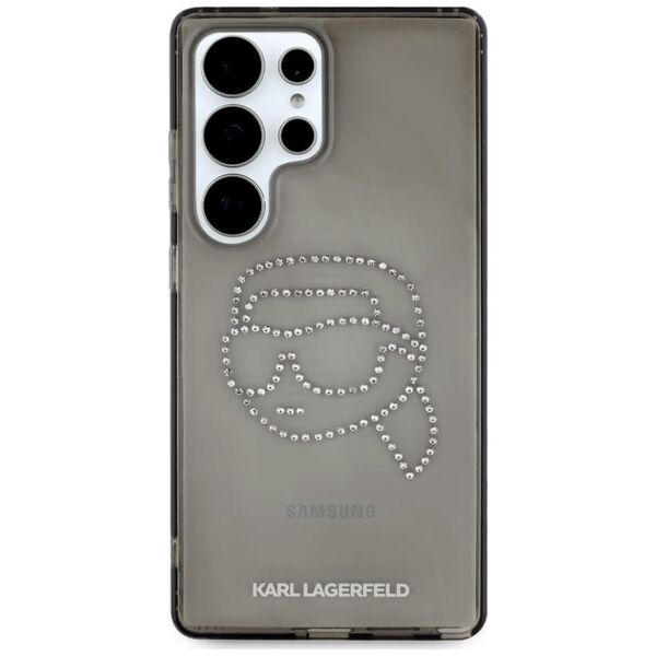 Etui Karl Lagerfeld Rhinestones Karl      Head Logo Samsung Galaxy S25 Ultra czarny
