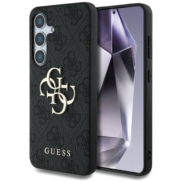 Guess Big 4G Logo Classic Logo Case for Samsung Galaxy S25 Plus Black