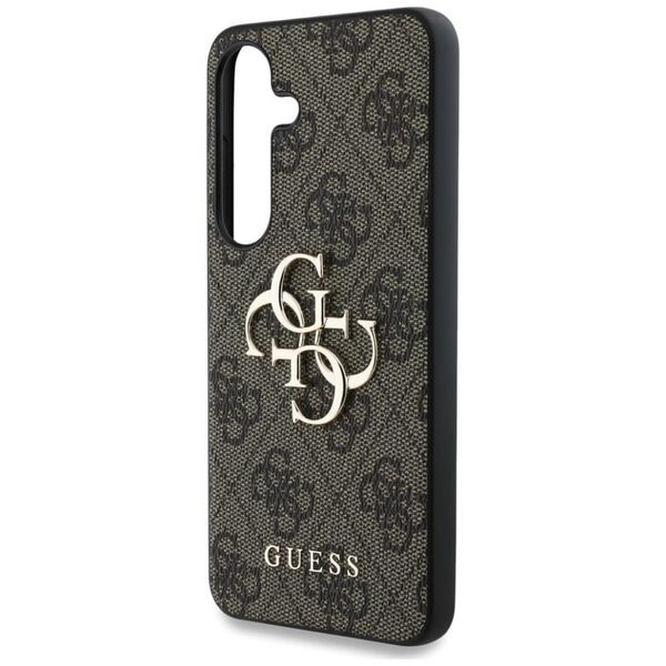 GUESS futerał do SAMSUNG S25 GUHCS25S4GMGBR (4G PU Big Logo) brązowy
