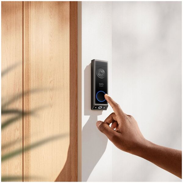 Eufy T8600321 Dual Lens 2K Video Doorbell - Black