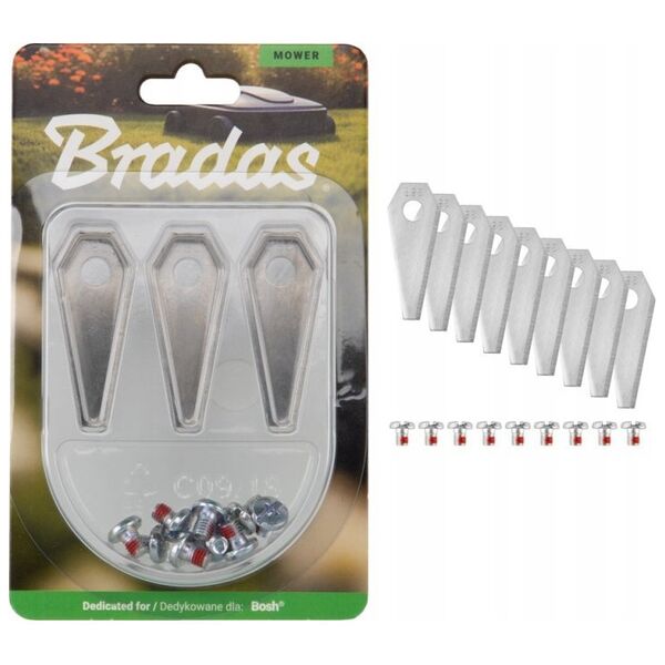 BLADES FOR BOSCH ROBOT MOWERS 9 pcs. NEUTRAL