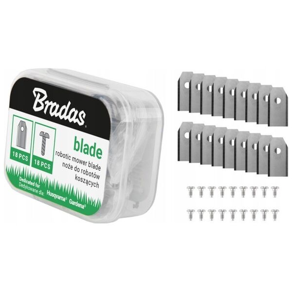 HUSQVARNA/GARDENA ROBOT MOWING BLADES 18 pcs. NEUTRAL