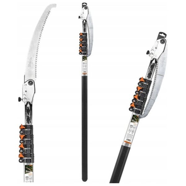 TELESCOPIC FOLDING GARDEN SAW WITH HOOK V-SERIES 97-300cm