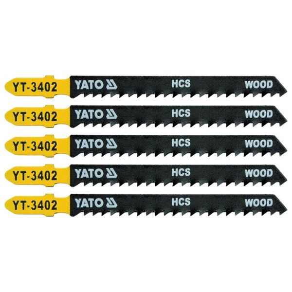 Yato Brzeszczot do wyrzynarki typ T HCS do drewna 5cz. TPI8 YT-3402