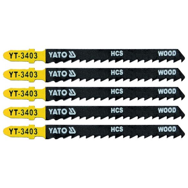 Yato Brzeszczot do wyrzynarki typ T HCS do drewna 5cz. TPI6 YT-3403