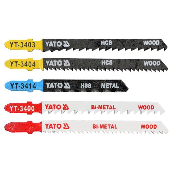 Yato Brzeszczot do wyrzynarki typ T drewno-metal mix 5cz. (YT-3445)