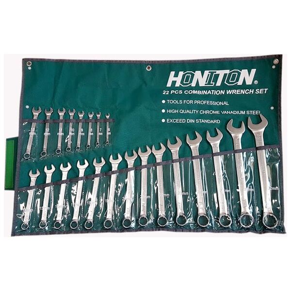 Honiton Zestaw kluczy płasko-oczkowych 6-32mm 22szt. (H0122)