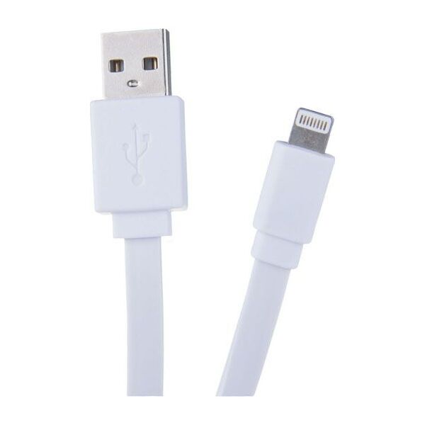 Kabel USB Avacom USB-A - Lightning 1.2 m Biały (DCUS-LIG-120W)