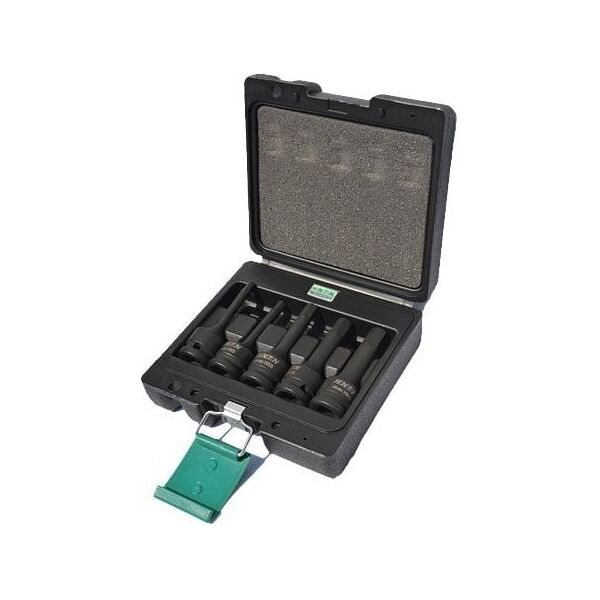 Honiton Zestaw nasadek trzpieniowych imbusowych hex udarowych 1/2" H5-H12 5szt. (H4005)