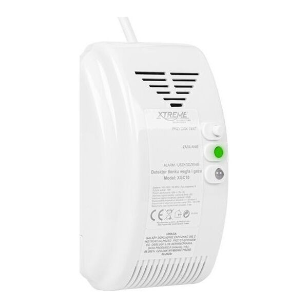 Blow Detektor czujnik gazu i czadu XGC10 230v