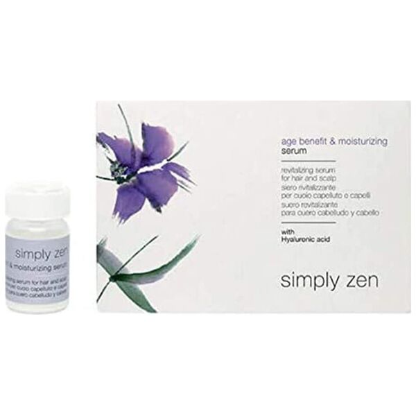 Simply Zen Simply Zen, Age Benefit & Moisturizing, Ορός μαλλιών, Για Αναζωογόνηση, 12x, 5 ml Unisex 13076145 8032274063377