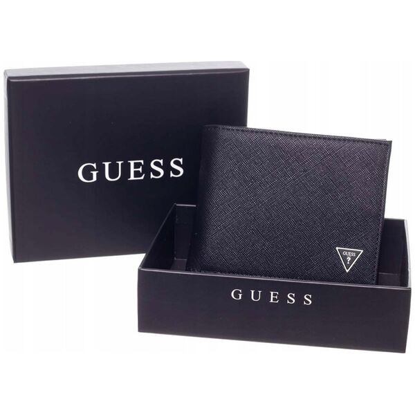 Guess Guess, Certosa, Synthetic Leather, Wallet, SMCRTOLEA24, Black, For Men For Men