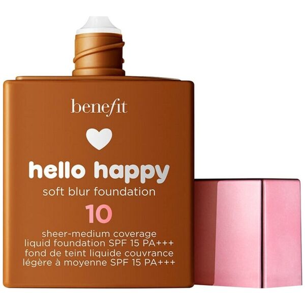Benefit Benefit, Hello Happy Soft Blur, Matte Finish, Liquid Foundation, 10, Deep Warm, SPF 15, 30 ml για γυναίκες 13076733 602004089670