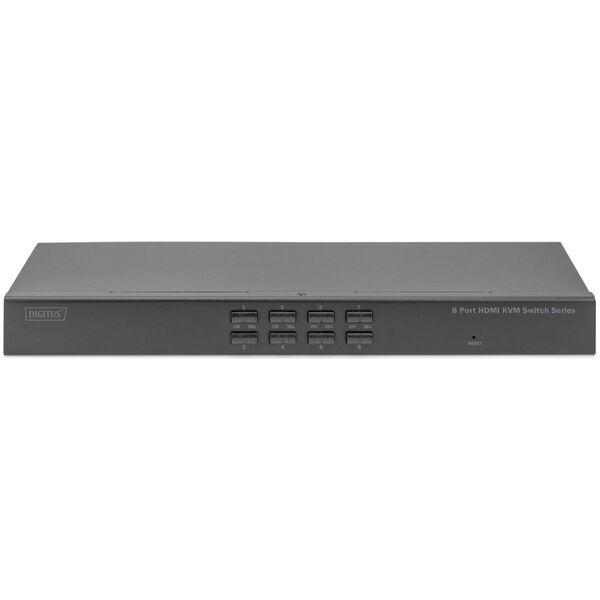 Konsola KVM Digitus KVM Digitus 19" Rackm. 8 Port HDMI KVM Switch