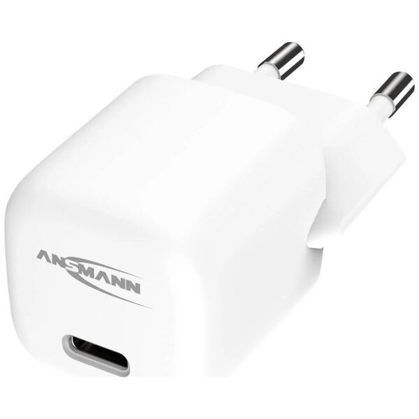 Ansmann Ansmann Home Charger HC120PD GaN Mini φορτιστής, 3A/20W USB-C 1001-0153 13294581 4013674195909