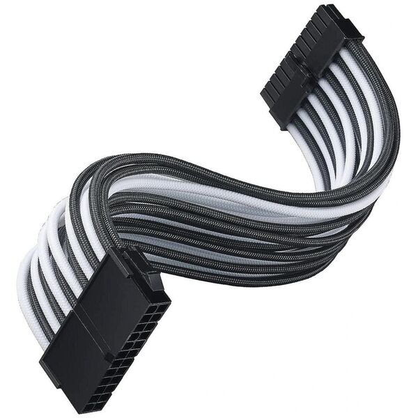SilverStone SilverStone ATX 24-Pin-Cable, 300mm - Schwarz/Weiß 13333423 4710679810171