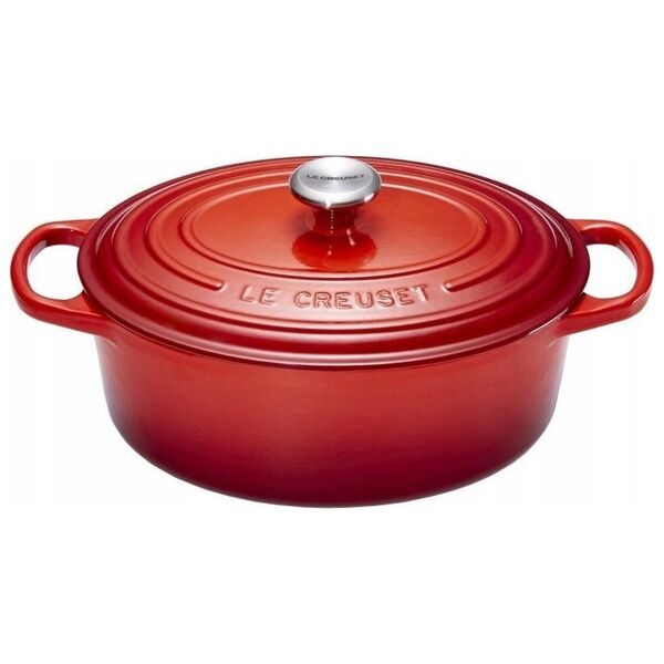 le creuset Le Creuset Signature Oval Roaster Cherry Red 33 cm