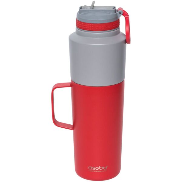 Asobu Asobu Twin Pack Μπουκάλι με Κούπα κόκκινο, 0,9 L + 0,6 L 13334449 842591048111