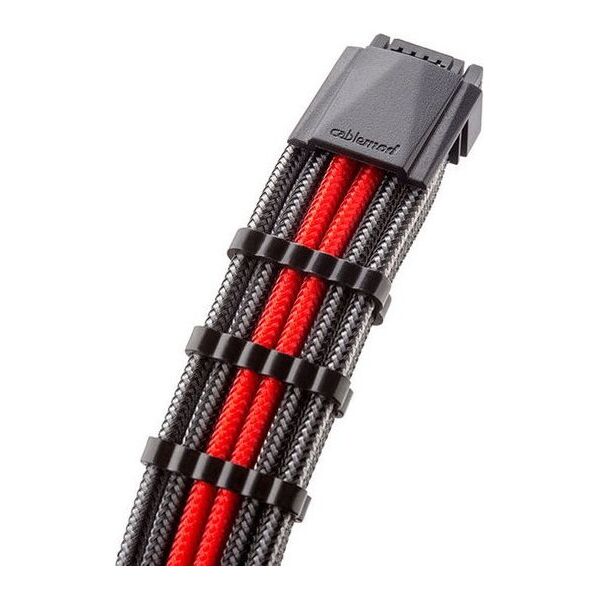 CableMod CableMod RT-Series PRO ModMesh 12VHPWR to 3x PCI-e Cable for ASUS/Seasonic - 60cm, carbon/κόκκινο 13334496 694365692323