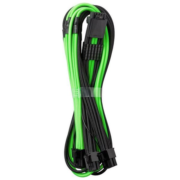 CableMod CableMod RT-Series PRO ModMesh 12VHPWR to 3x PCI-e Cable for ASUS/Seasonic - 60cm, μαύρο/ανοιχτό πράσινο 13334497 694365692309