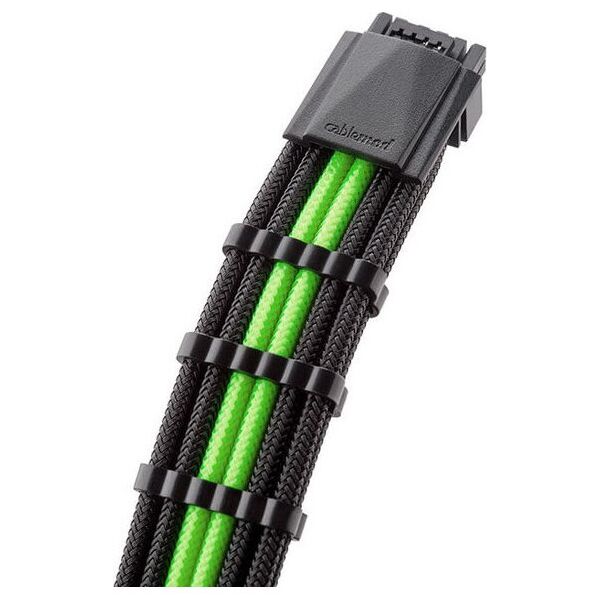 CableMod CableMod RT-Series PRO ModMesh 12VHPWR to 3x PCI-e Cable for ASUS/Seasonic - 60cm, μαύρο/ανοιχτό πράσινο 13334497 694365692309