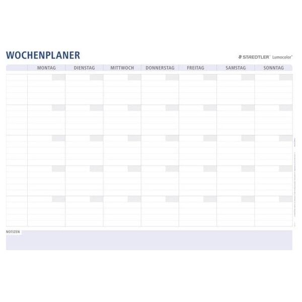 Staedtler STAEDTLER Jahresplaner Lumocolor Wochenplaner 2025 Μορφή A1 13335900 4007817089842