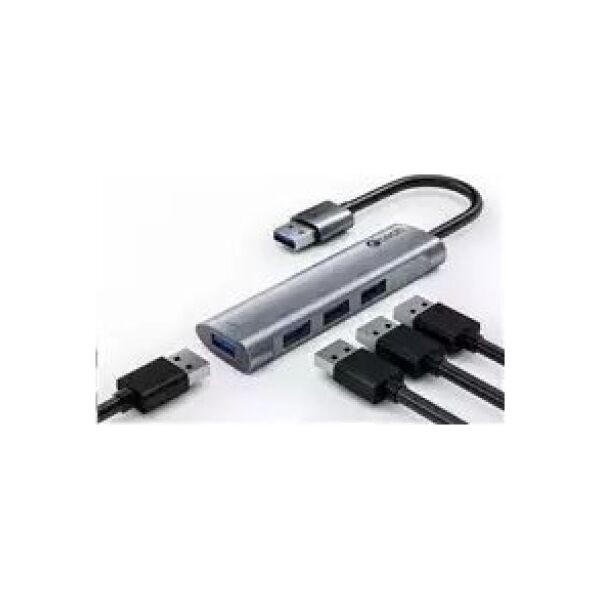 USB HUB C-Tech C-TECH UHB-U3-AL, USB Hub, 4x USB 3.2 Gen 1, hliníkové tělo 13206810 8594125013417