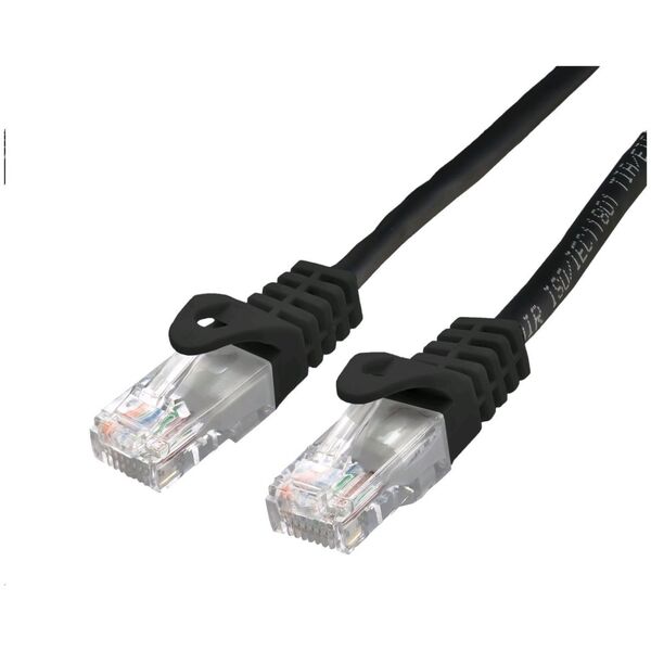 C-Tech C-TECH patch cord Cat6, UTP, μαύρο, 3m 13243678 8954125015178