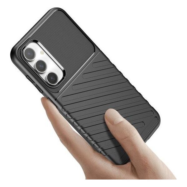 Θήκη Hurtel Armored για Samsung Galaxy S23 FE Thunder Θήκη - μαύρη 13250119 9145576281536