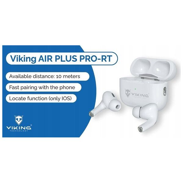 Ακουστικά Bluetooth Viking Viking με μικρόφωνο VPRORT, μπλε 13269253 8595656504399