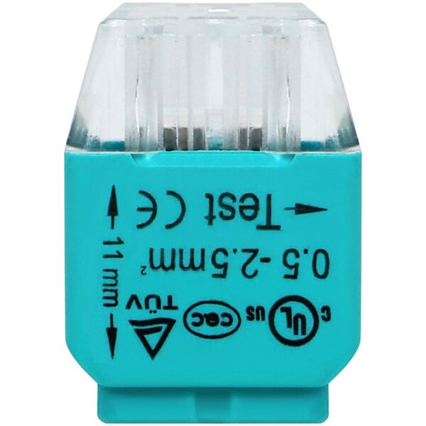 Orno Złączka instalacyjna wciskana 4-przewodowa| na drut 0,75-2,5mm?| IEC 300V/24A| Blister 10 szt.