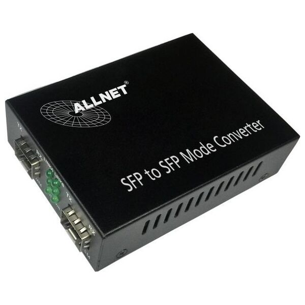 ALLNET 134409 konwerter sieciowy 1000 Mbit/s Multifunkcyjny, Pojedynczy Czarny